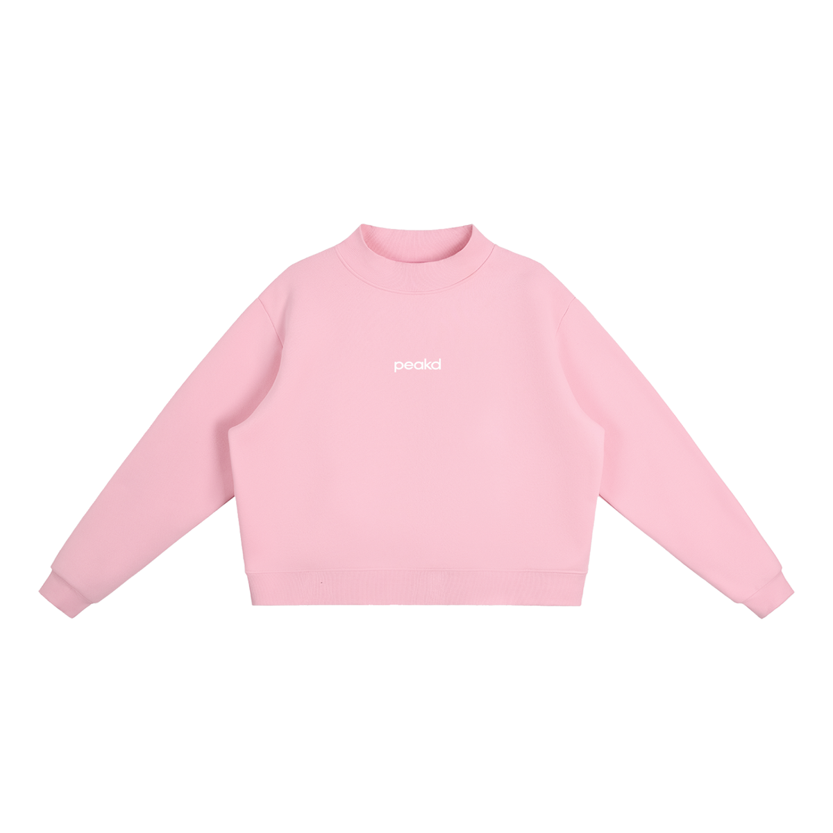 ORIGIN Essential Fleece Mock-Neck Crew Sweatshirt
