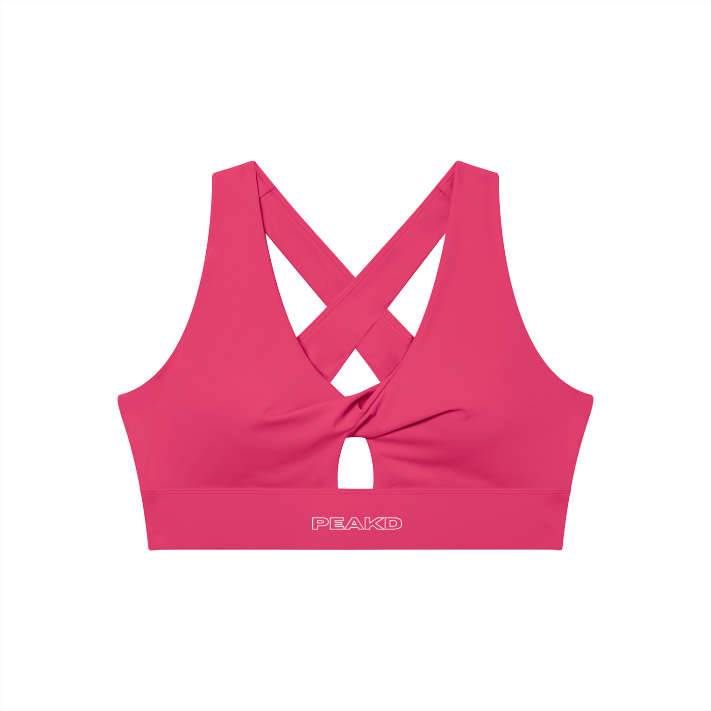 PEAKD Twist V-Neck Sports Bra