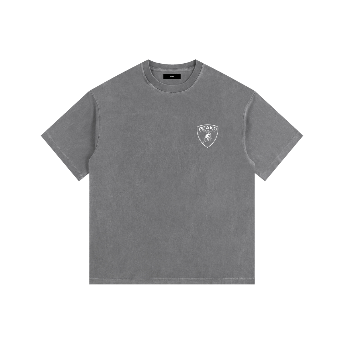 Lamborghini Vintage Washed Oversized Cotton T-Shirt