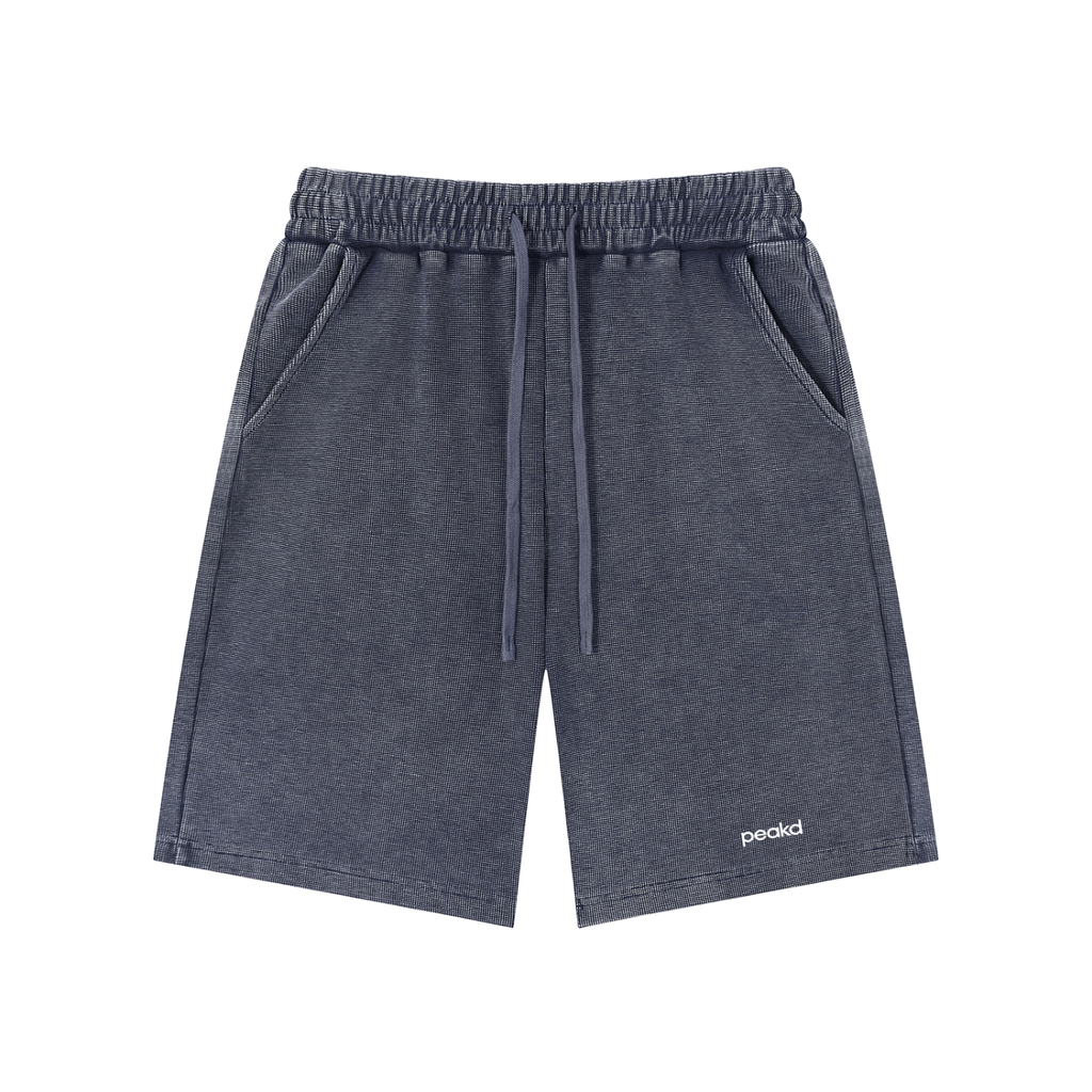 ORIGIN Mineral Wash Waffle Knit Shorts