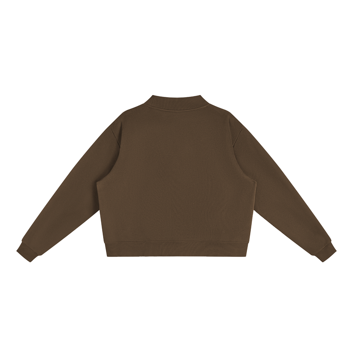 ORIGIN Essential Fleece Mock-Neck Crew Sweatshirt