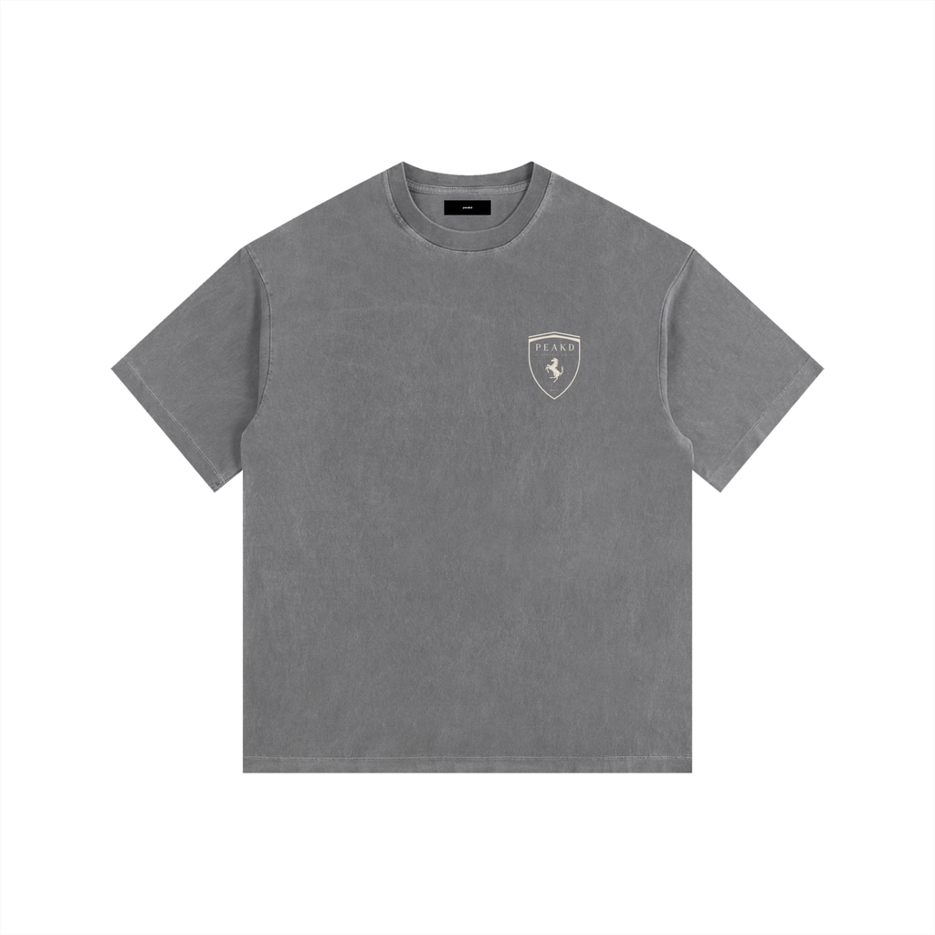 Ferrari Vintage Washed Oversized Cotton T-Shirt