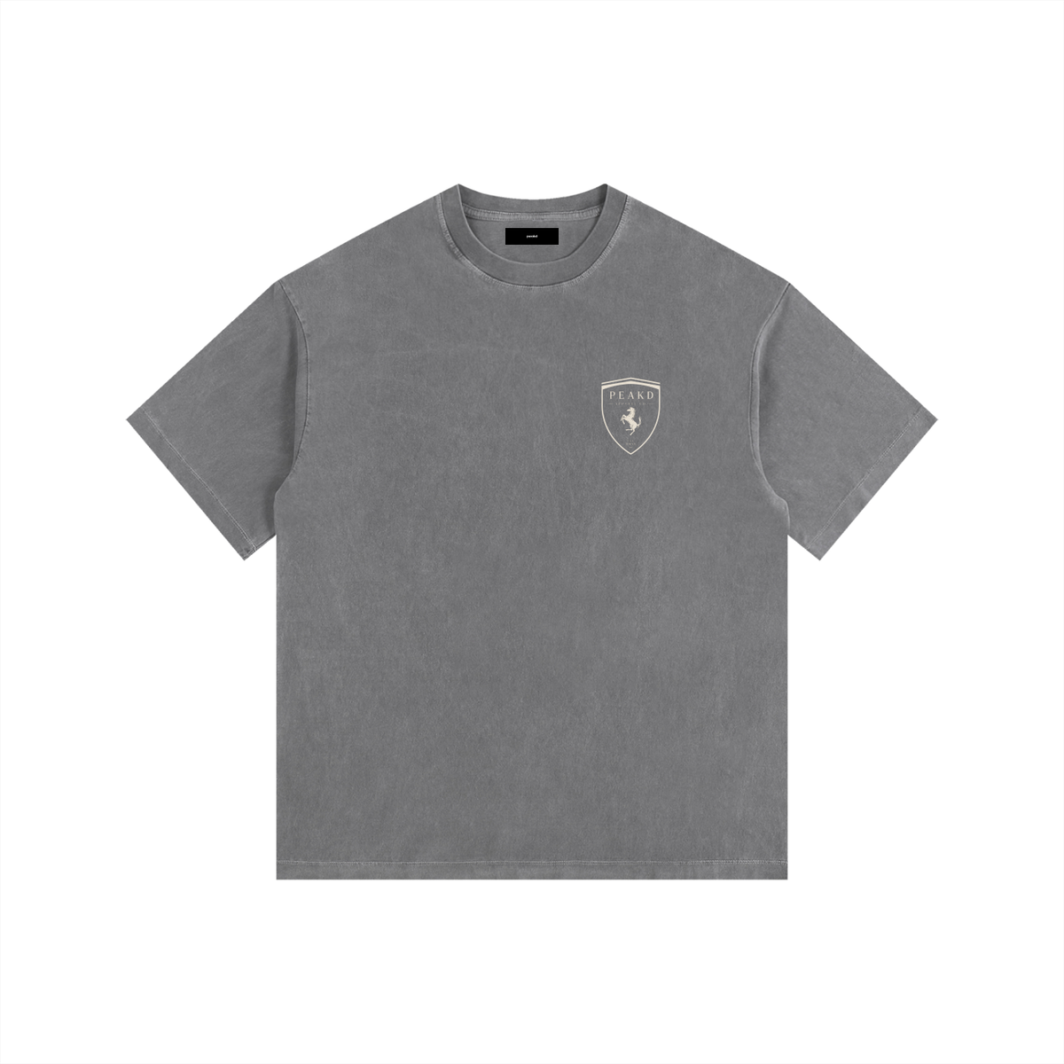 Ferrari Vintage Washed Oversized Cotton T-Shirt