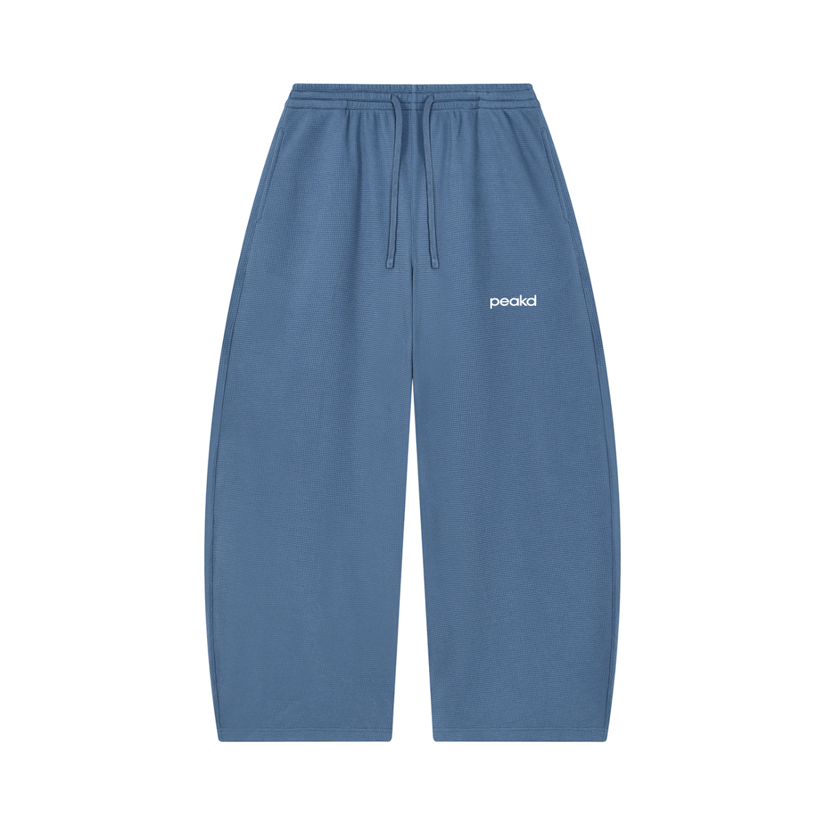 ORIGIN Unisex Waffle Barrel Leg Pants