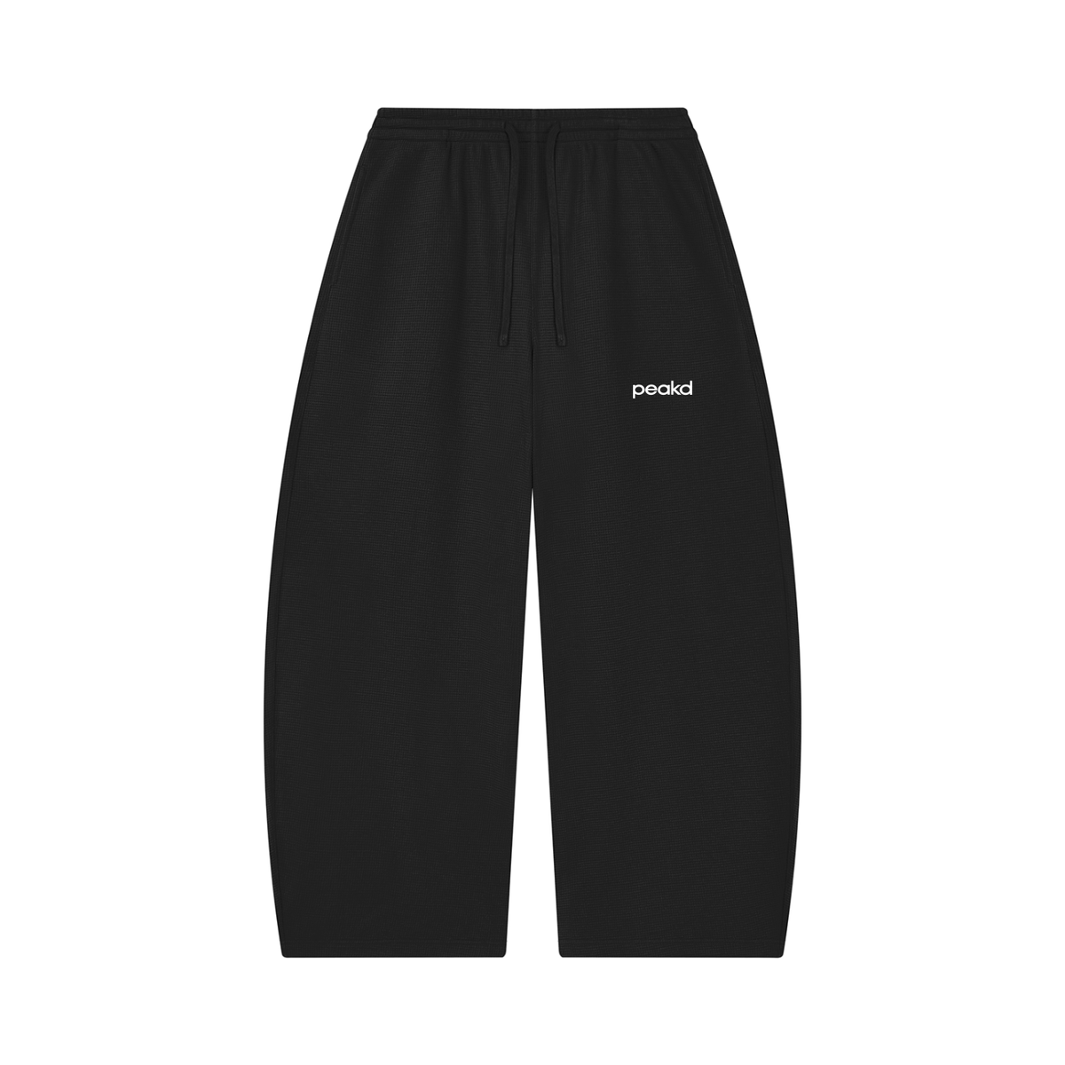 ORIGIN Unisex Waffle Barrel Leg Pants