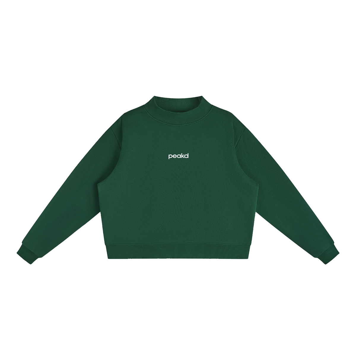 ORIGIN Essential Fleece Mock-Neck Crew Sweatshirt