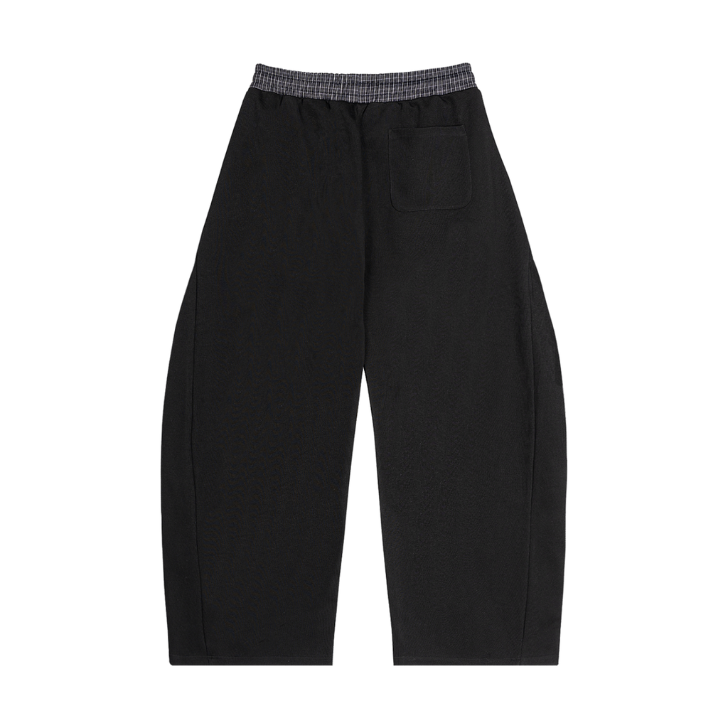 CORE Plaid Waistband Barrel Sweatpants