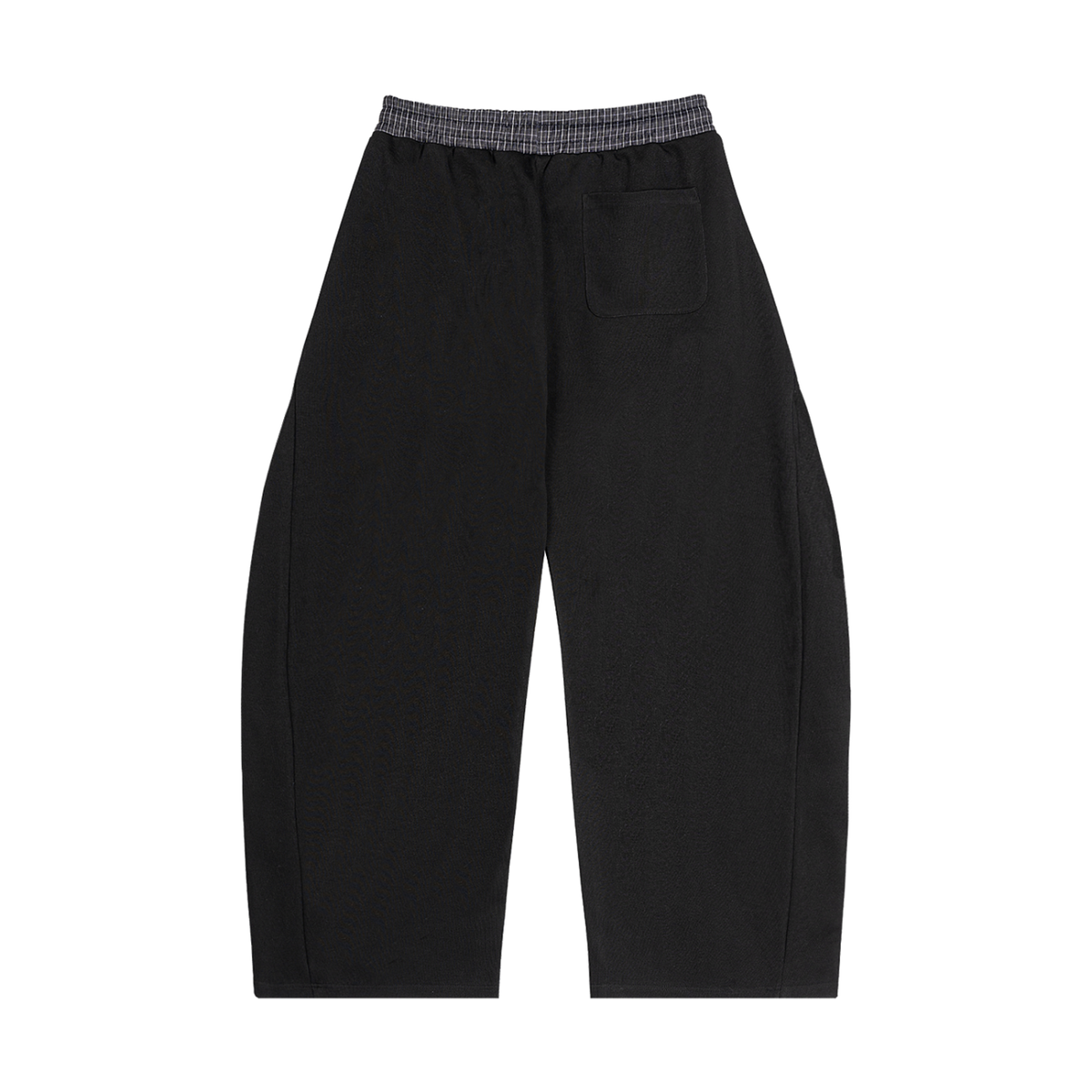 CORE Plaid Waistband Barrel Sweatpants