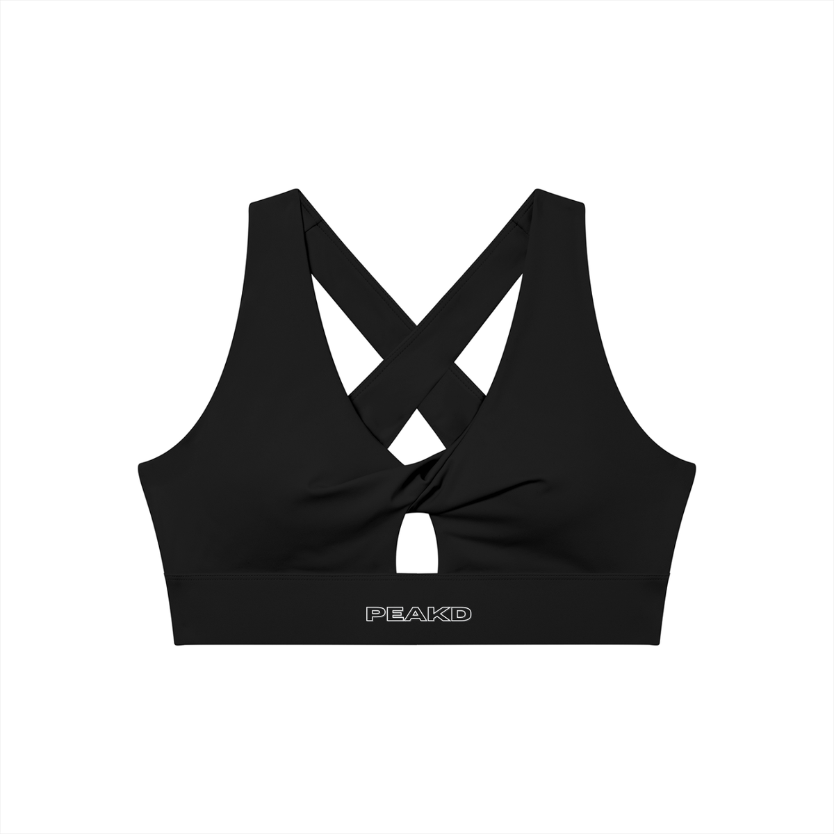 PEAKD Twist V-Neck Sports Bra