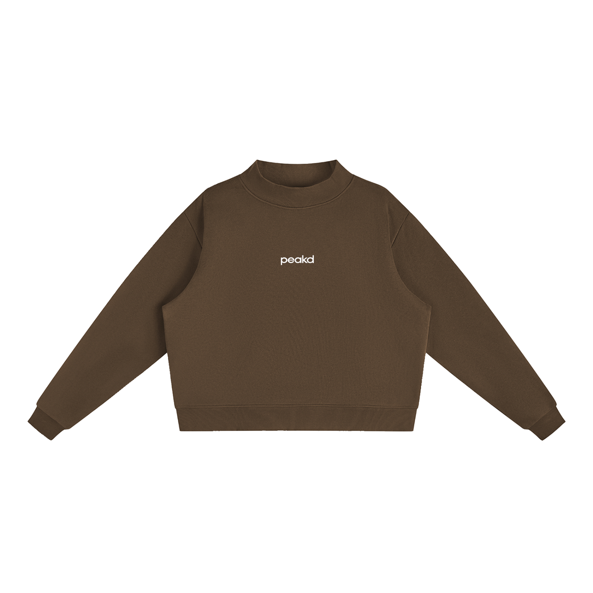 ORIGIN Essential Fleece Mock-Neck Crew Sweatshirt