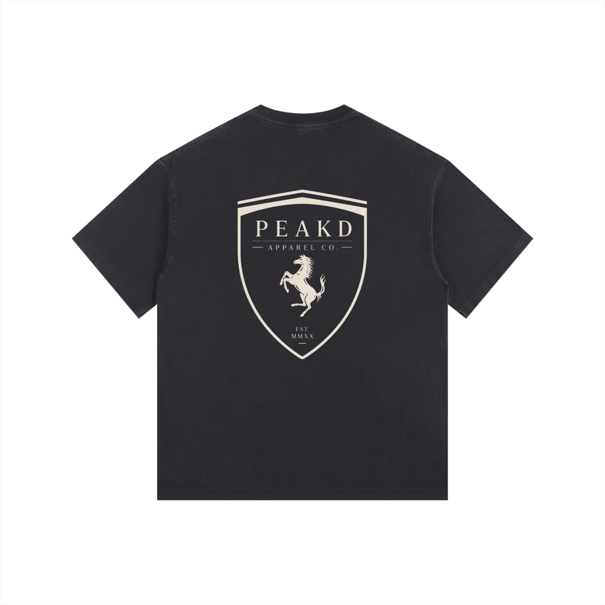 Ferrari Vintage Washed Oversized Cotton T-Shirt
