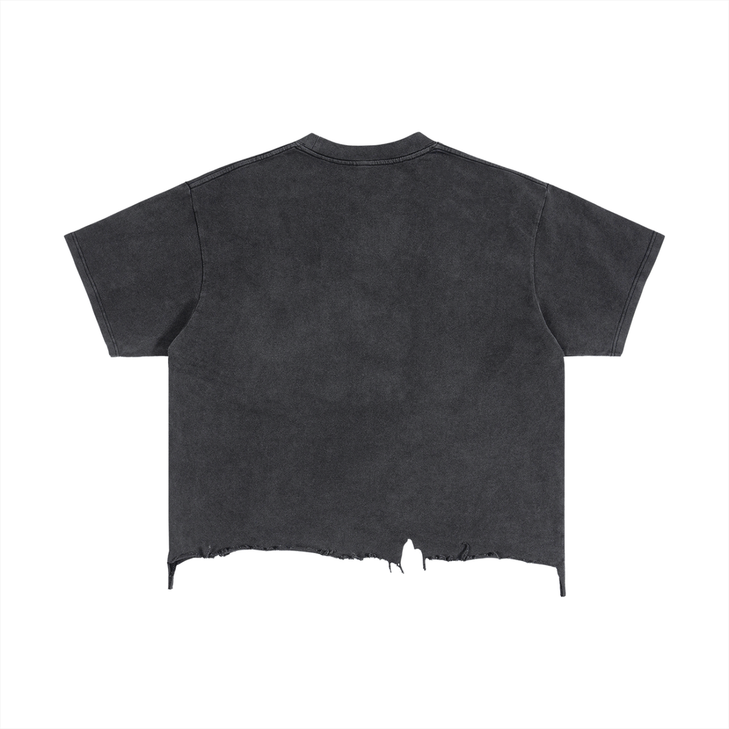 CORE Distressed Cropped Tee