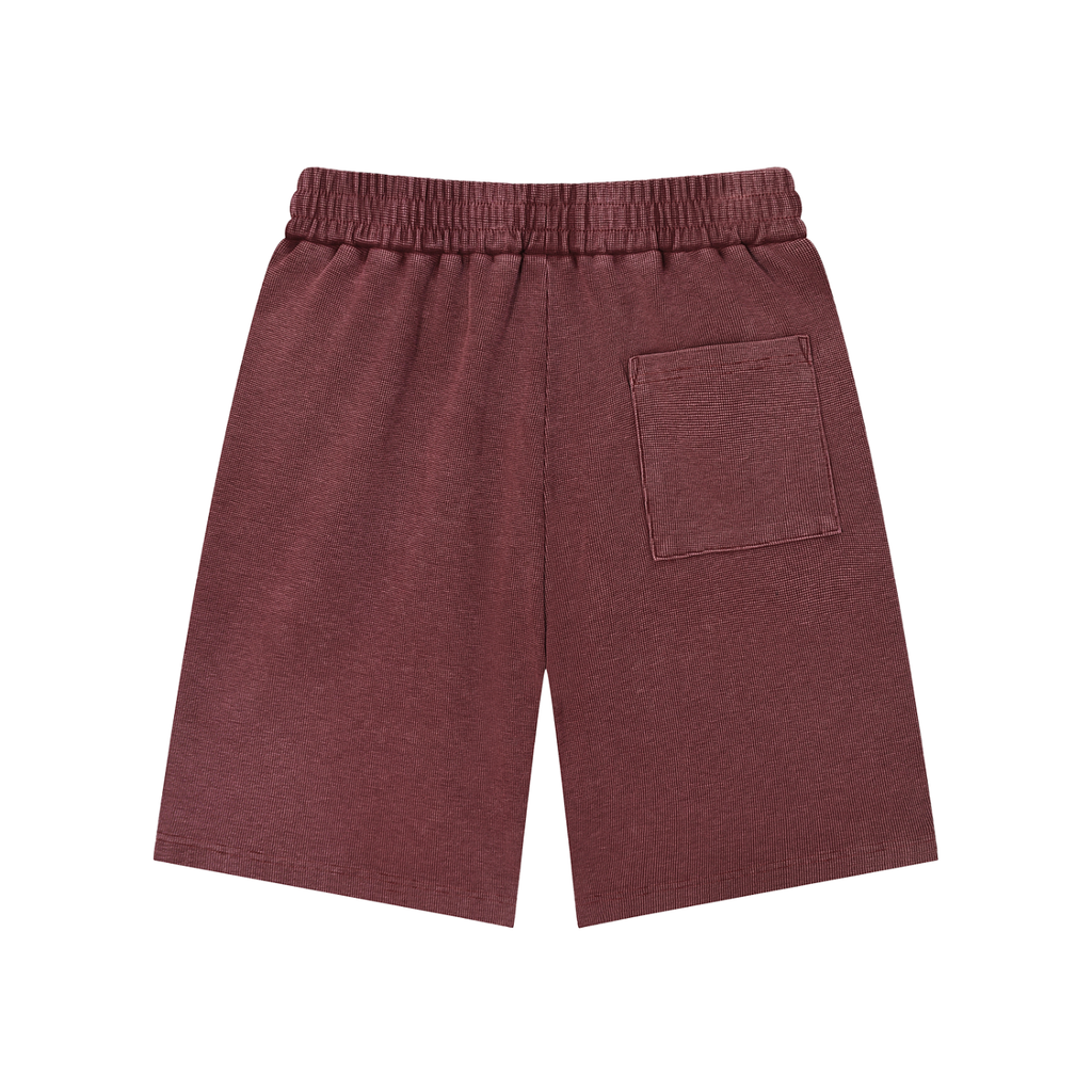 ORIGIN Mineral Wash Waffle Knit Shorts