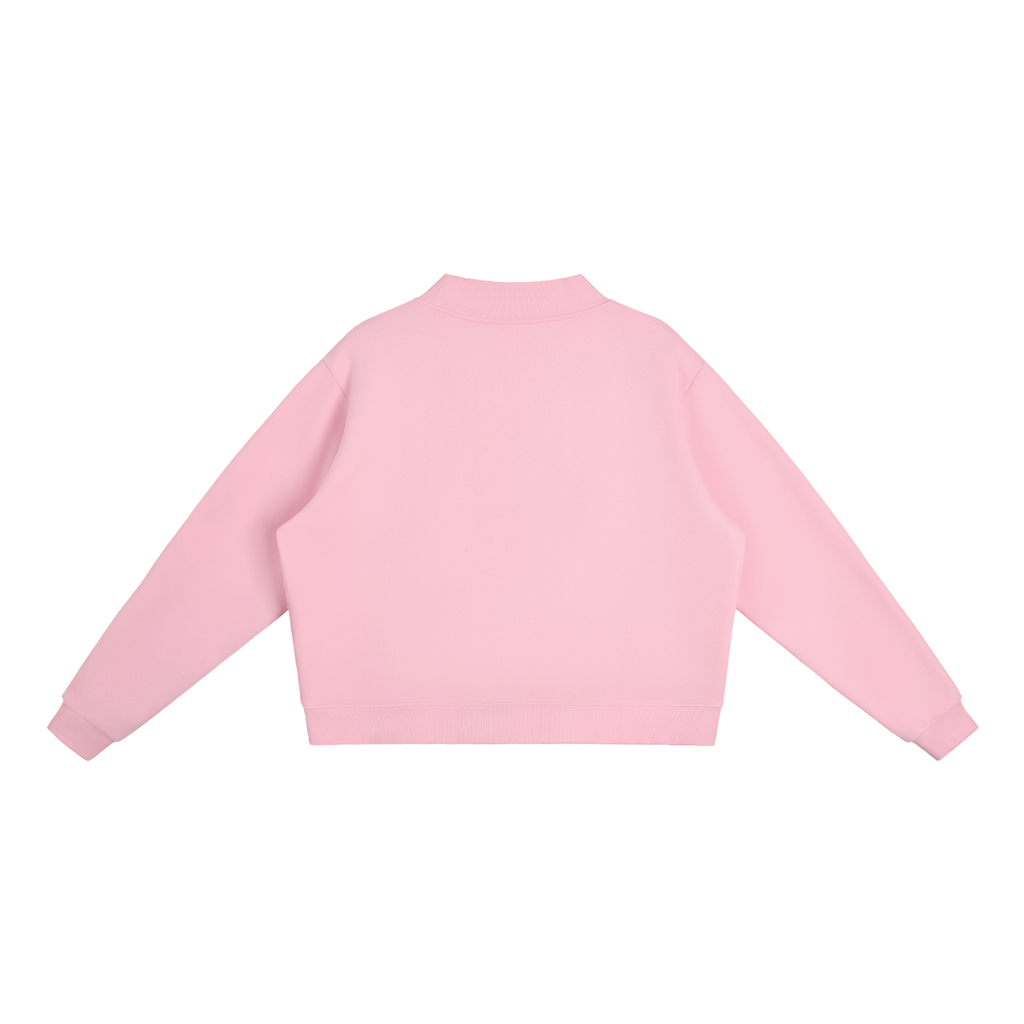 ORIGIN Essential Fleece Mock-Neck Crew Sweatshirt