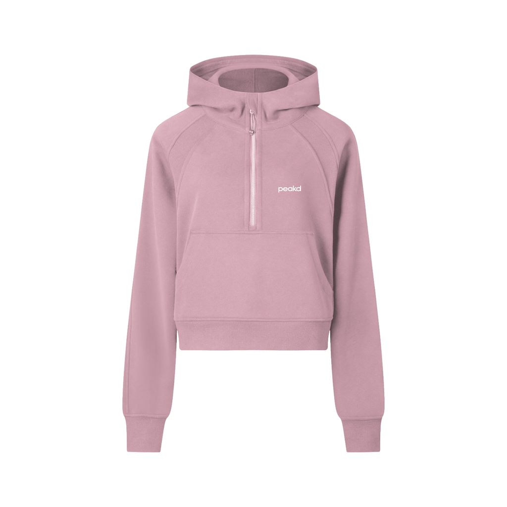 ORIGIN Cropped Half-Zip Hoodie