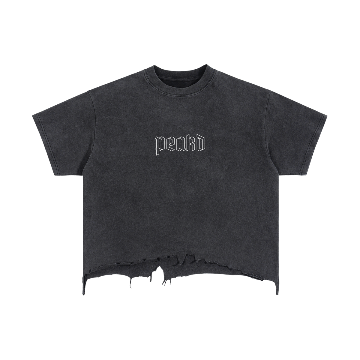 CORE Distressed Cropped Tee